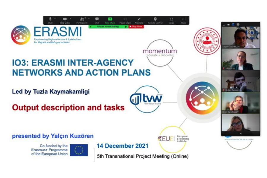 Press Release: ERASMI Partners discuss actions for the upcoming third project year in 5th Transnational Meeting